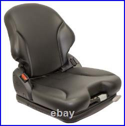 Grammer MSG75 Black Vinyl Air Seat Fits Scag ZTR Zero Turn Mowers Turf Tiger