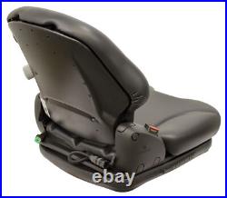 Grammer MSG75 Black Vinyl Air Seat Fits Scag ZTR Zero Turn Mowers Turf Tiger