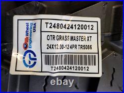 Grassmaster X/T TIRE 24x12.00-12 24x1200-12 24x12-12 4ply Riding zero turn mower