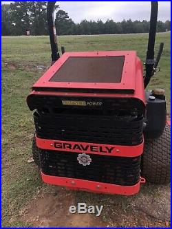 Gravely 460 Pro Turn 60 Turn Mower With 25hp Kubota Diesel Only 118 Hours