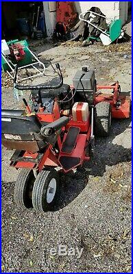 Gravely Zero Turn Riding Lawn Mower Smooth Cutting on Field and Highway Strips