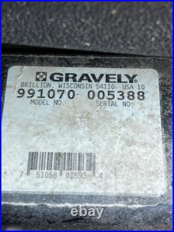 Gravely zero turn mower