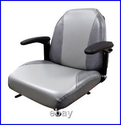 Gray Zero Turn Lawn Mower Seat Armrests Bobcat Dixie Snapper Toro Exmark Bad Boy