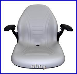 Gray Zero Turn Lawn Mower Seat Armrests Bobcat Dixie Snapper Toro Exmark Bad Boy