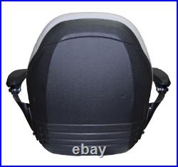Gray Zero Turn Lawn Mower Seat Armrests Bobcat Dixie Snapper Toro Exmark Bad Boy