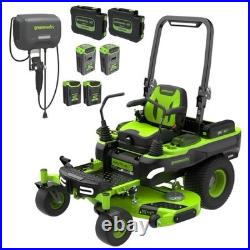 GreenWorks MaximusZ 54 Zero Turn Riding Lawn Mower withBatteries & Charger
