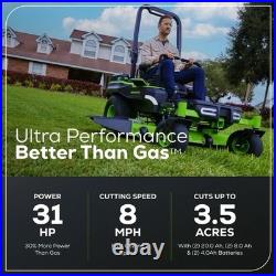 GreenWorks MaximusZ 54 Zero Turn Riding Lawn Mower withBatteries & Charger
