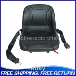 HIGH BACK SEAT Black For Hustler ZTR Zero Turn Lawn Mower Garden Tractor