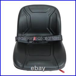 HIGH BACK SEAT Black For Hustler ZTR Zero Turn Lawn Mower Garden Tractor