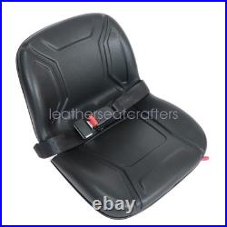 HIGH BACK SEAT Black For Hustler ZTR Zero Turn Lawn Mower Garden Tractor