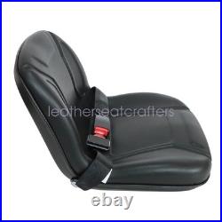 HIGH BACK SEAT Black For Hustler ZTR Zero Turn Lawn Mower Garden Tractor