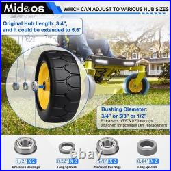 Heavy-Duty 11x4-5 Zero Turn Mower Tires 2-Pack