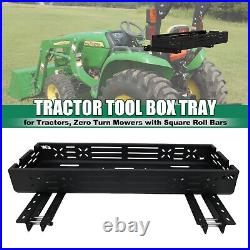 Heavy Duty Tractor Tool Box Universal Basket for Tractor and Zero Turn Mower