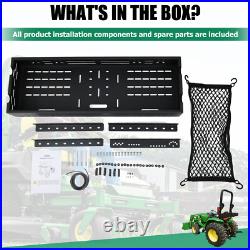 Heavy Duty Tractor Tool Box Universal Basket for Tractor and Zero Turn Mower