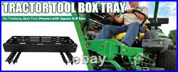 Heavy Duty Tractor Tool Box Universal Basket for Tractor and Zero Turn Mower