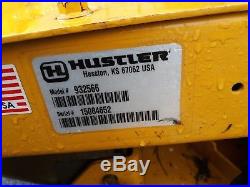 Hustler Raptor SD 48 deck 23 HP Kawasaki 932566 used ZT zeroturn mower 202 hrs