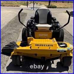 Hustler Raptor SD Gas Zero-Turn Riding Lawn Mower 60 in Deck YellowithBlack