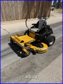 Hustler Raptor SD Gas Zero-Turn Riding Lawn Mower 60 in Deck YellowithBlack