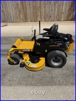 Hustler Raptor SD Gas Zero-Turn Riding Lawn Mower 60 in Deck YellowithBlack