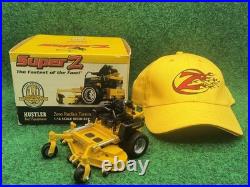 Hustler Super Z Toy 116 Scale Resin Replica Zero Turn Lawnmower IOB withPromo Hat