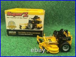 Hustler Super Z Toy 116 Scale Resin Replica Zero Turn Lawnmower IOB withPromo Hat