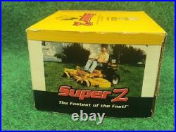 Hustler Super Z Toy 116 Scale Resin Replica Zero Turn Lawnmower IOB withPromo Hat