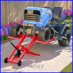Hydraulic Lawn Mower Lift Jack, 500 lbs Capacity for Tractors and Zero Turn Lawn