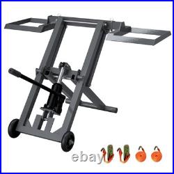 Hydraulic Lawn Mower Lift Jack 500 lbs Capacity for Tractors and Zero Turn Lawn