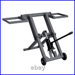 Hydraulic Lawn Mower Lift Jack 500 lbs Capacity for Tractors and Zero Turn Lawn