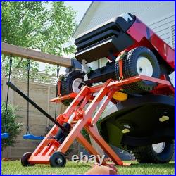 Hydraulic Lawn Mower Lift Jack 500 lbs Capacity for Tractors and Zero Turn Lawn