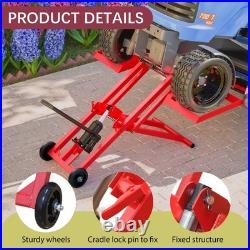 Hydraulic Lawn Mower Lift Jack, 500 lbs Capacity for Tractors and Zero Turn Lawn
