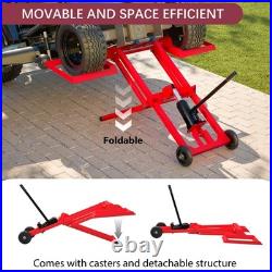 Hydraulic Lawn Mower Lift Jack, 500 lbs Capacity for Tractors and Zero Turn Lawn