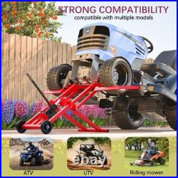 Hydraulic Lawn Mower Lift Jack, 500 lbs Capacity for Tractors and Zero Turn Lawn