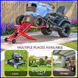 Hydraulic Lawn Mower Lift Jack, 500 lbs Capacity for Tractors and Zero Turn Lawn