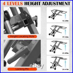 Hydraulic Lawn Mower Lift Jack 500 lbs Capacity for Tractors and Zero Turn Lawn