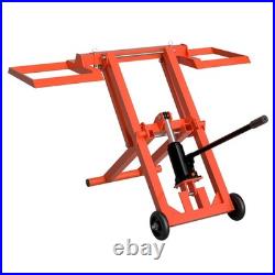 Hydraulic Lawn Mower Lift Jack 500 lbs Capacity for Tractors and Zero Turn Lawn