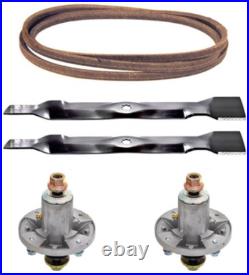 John Deere Z235 42 EZtrak Zero-Turn Mower Deck Rebuild Kit Spindles Blades Belt