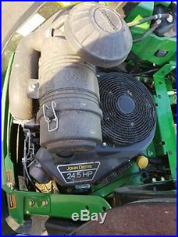 John Deere Z925A Zero Turn 24.5 hp. Kawasaki Gas 60 Rotary Mower
