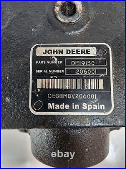 John Deere Zero Turn Mower Deck Gearbox Part# De19150