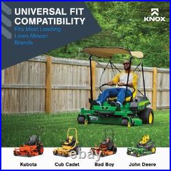 KNOX Zero Turn Mower Canopy Universal Fit UV Rain Protection Rust-Proof Frame