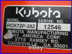 Kubota Zd28 72 Diesel Zero Turn Commercial Mower