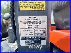 KUBOTA ZD323 Zero-Turn 60 Diesel Engine Mower 923hrs Pro 60 with Lifting Jack