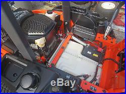 Kubota Z125S Zero Turn 25 hp Kohler Gas 54 Rotary Mower Collection System