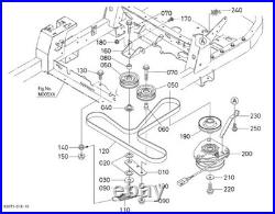 Kubota Zero-Turn Mower PTO Clutch Assembly (K3071-10050 / K3011-10050) L1021