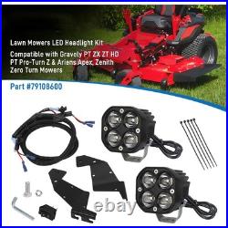 LED Work Light Kit 79108600 For Gravely Pro-Turn Z ZT HD Zero Turn Mower 2016+