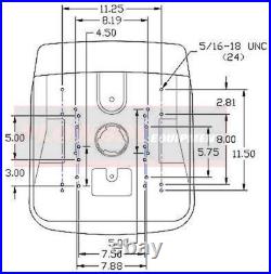 Lawn Garden Mower Seat BLACK for ARIENS Zero Turn Lawn Mower 51521700 04278000