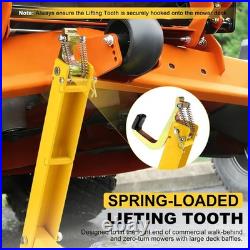 Lawn Mower Jack 800LBS Capacity, Zero Turn Mower Jack Lift Foldable Heavy-Duty
