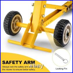 Lawn Mower Jack 800LBS Capacity, Zero Turn Mower Jack Lift Foldable Heavy-Duty