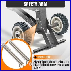 Lawn Mower Jack 800LBS Capacity, Zero Turn Mower Jack Lift Foldable Heavy-Duty