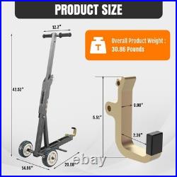 Lawn Mower Jack 800LBS Capacity, Zero Turn Mower Jack Lift Foldable Heavy-Duty